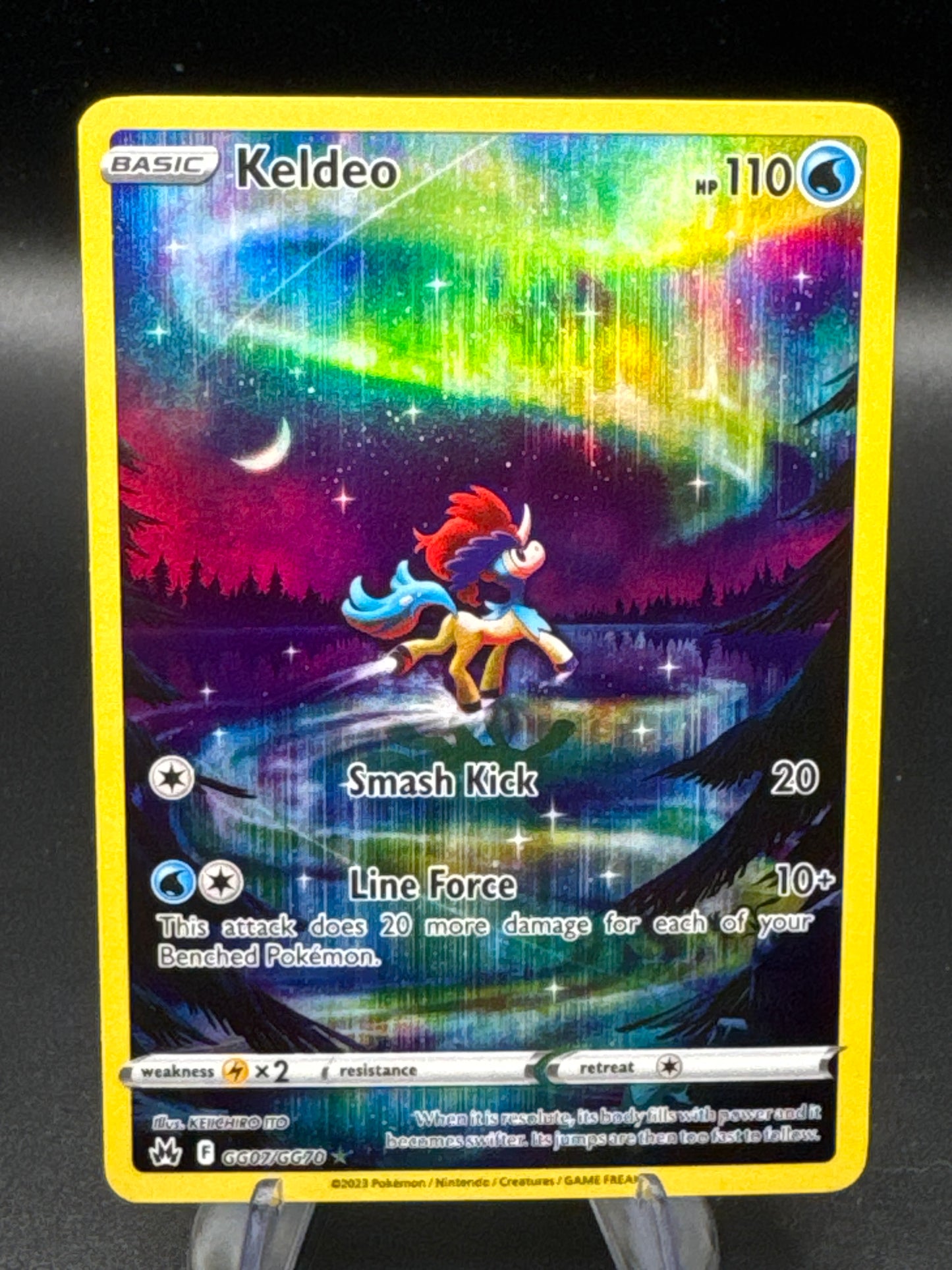 Pokémon TCG: 2023 Keldeo GG07/GG70 SWSH: Crown Zenith Galarian Gallery