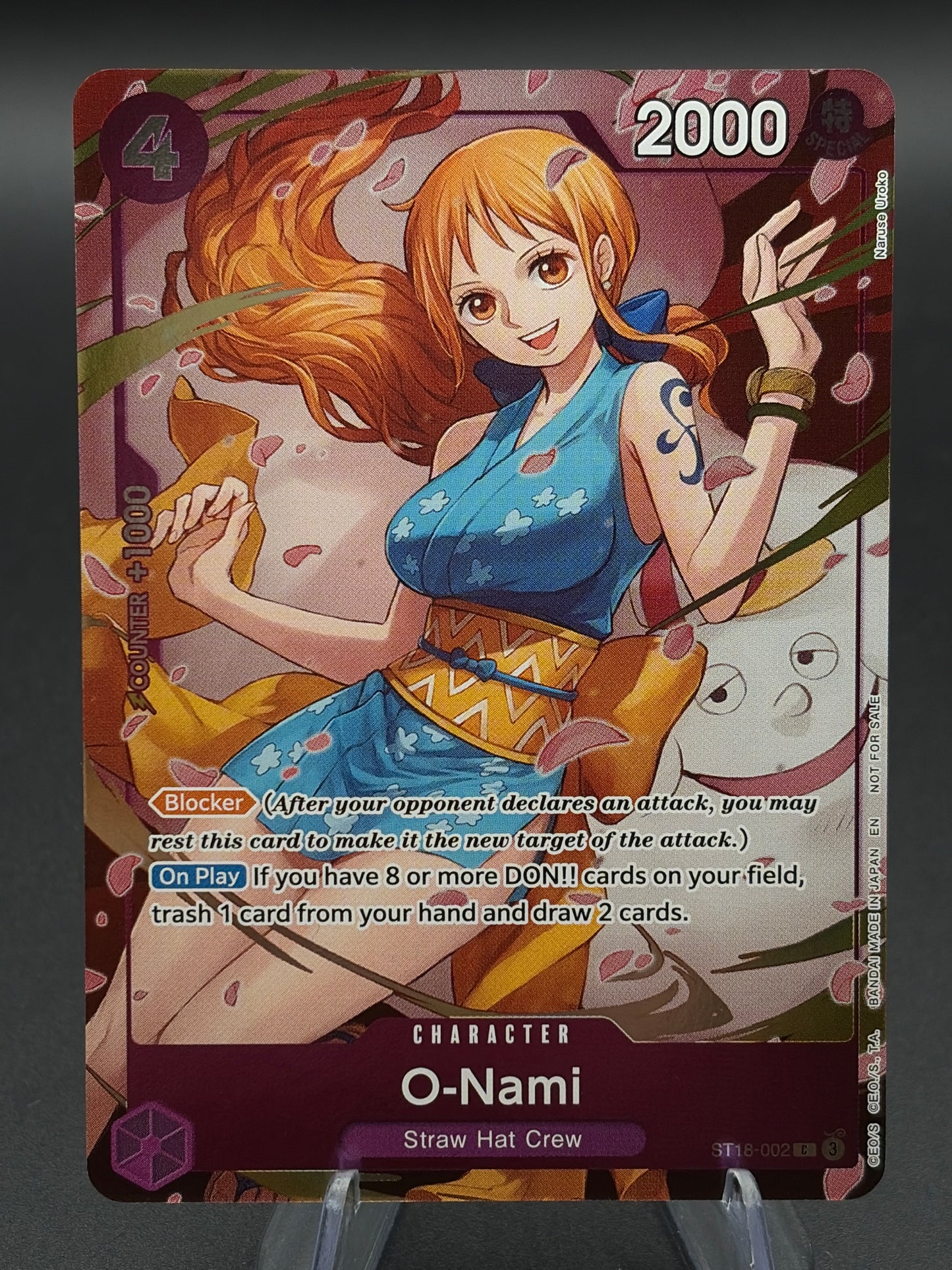 One Piece TCG: O-Nami - ST18-002 (Dash Pack) - Extra Booster: One Piece Heroines Edition (EB-03)