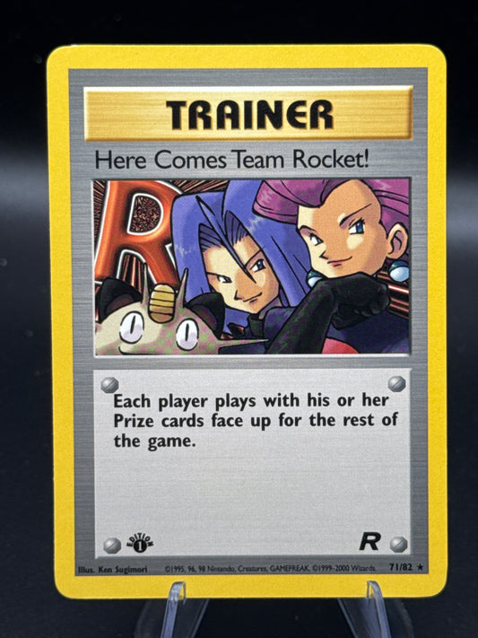 Pokemon TCG: 1999 Here Comes Team Rocket 71/82  - 1st Edition