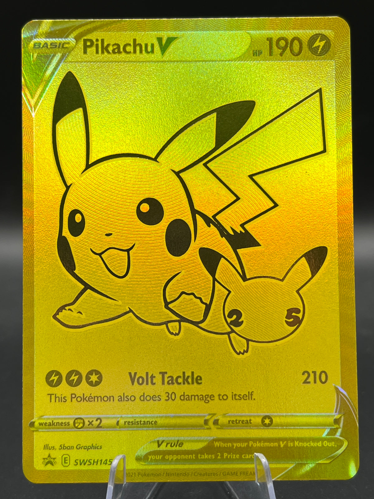 Pokémon TCG: 2021 Pikachu V SWSH145 - SWSH: Sword & Shield Promo Cards