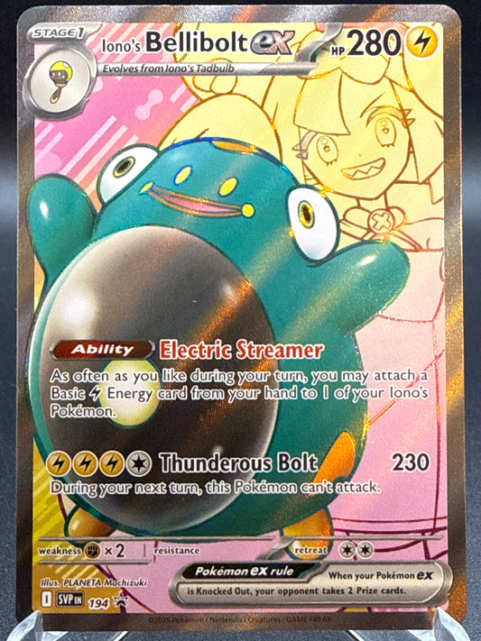 Pokémon TCG: 2025 Iono's Bellibolt ex #194 - Scarlet & Violet Promo