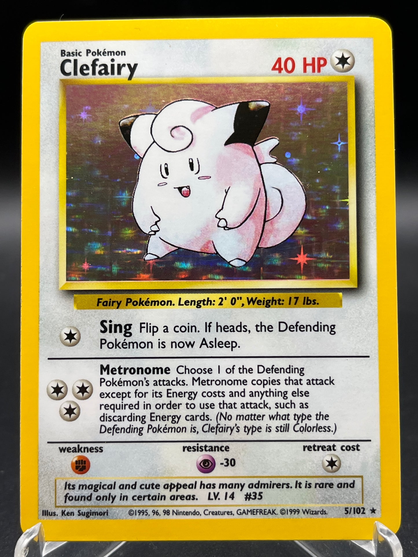 Pokemon TCG: Clefairy 5/102 - Base Set