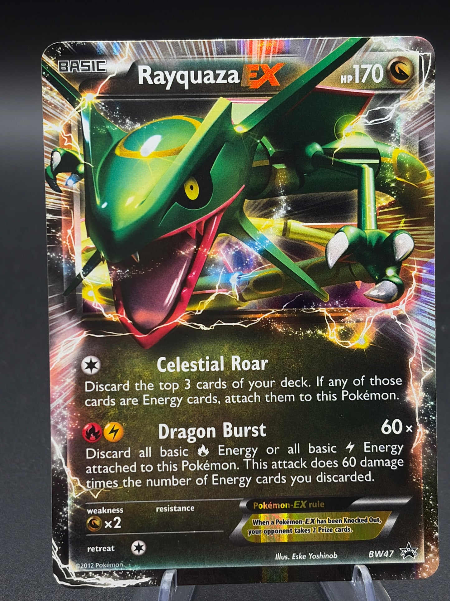 Pokémon TCG: 2012 Rayquaza EX - BW47 - BW: Black & White Promos
