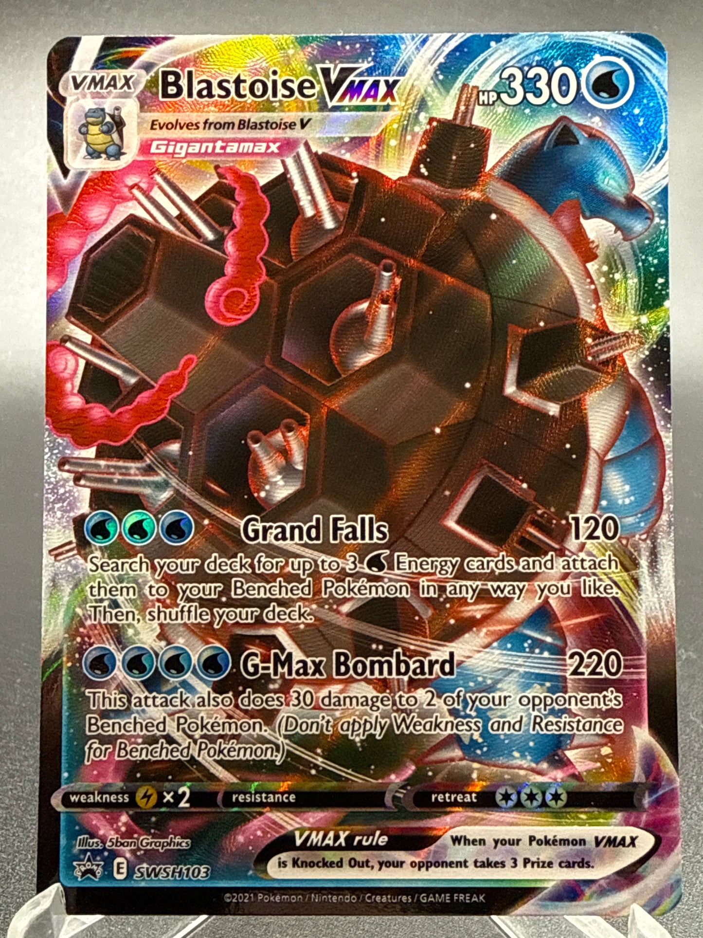 Pokemon TCG Blastoise Vmax SWSH103 Promo