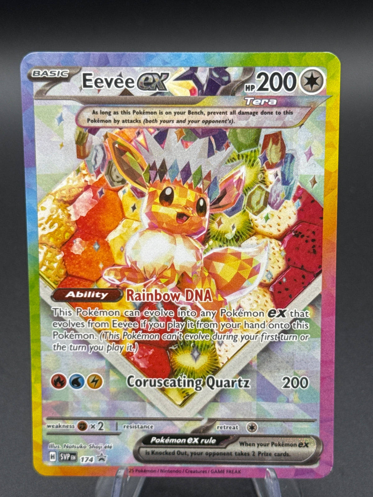 Pokémon TCG: 2025 Eevee ex - #174 - SV: Prismatic Evolutions Promo