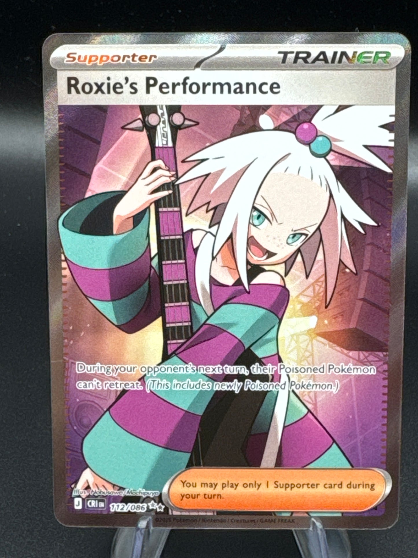 Pokemon TCG: 2026 Roxie's Performance - 112/086 - ME04: Chaos Rising (CRI)