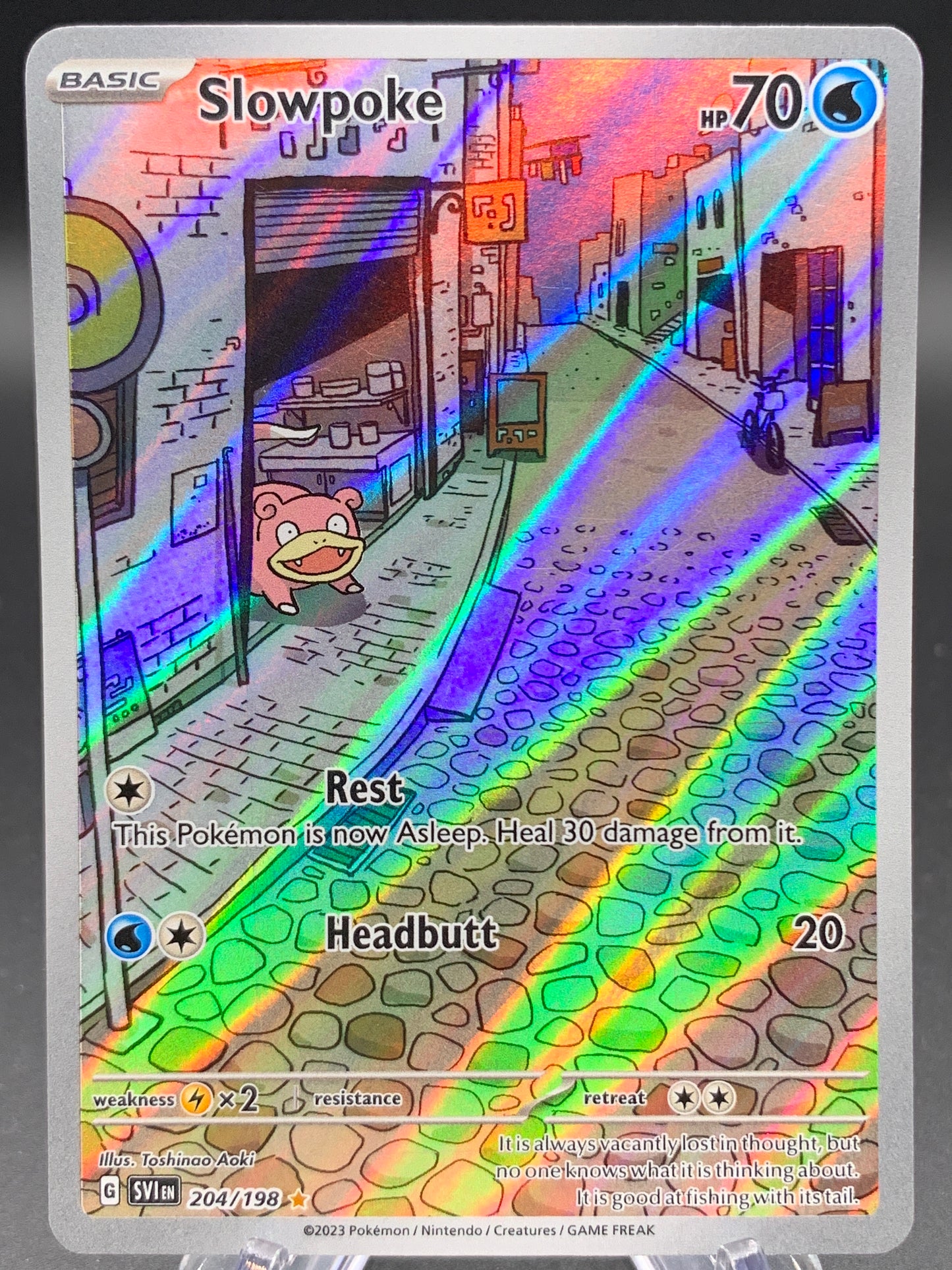 Pokémon TCG: 2023 Slowpoke - 204/198 - SV: Scarlet & Violet