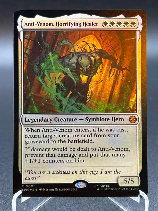 MTG TCG: Anti-Venom, Horrifying Healer (Foil) M 0001 SPM: Marvel's Spider-Man