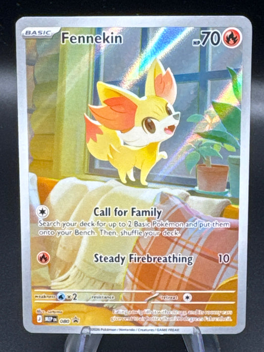 Pokémon TCG: 2026 Fennekin - #080 - ME04: Chaos Rising Promo