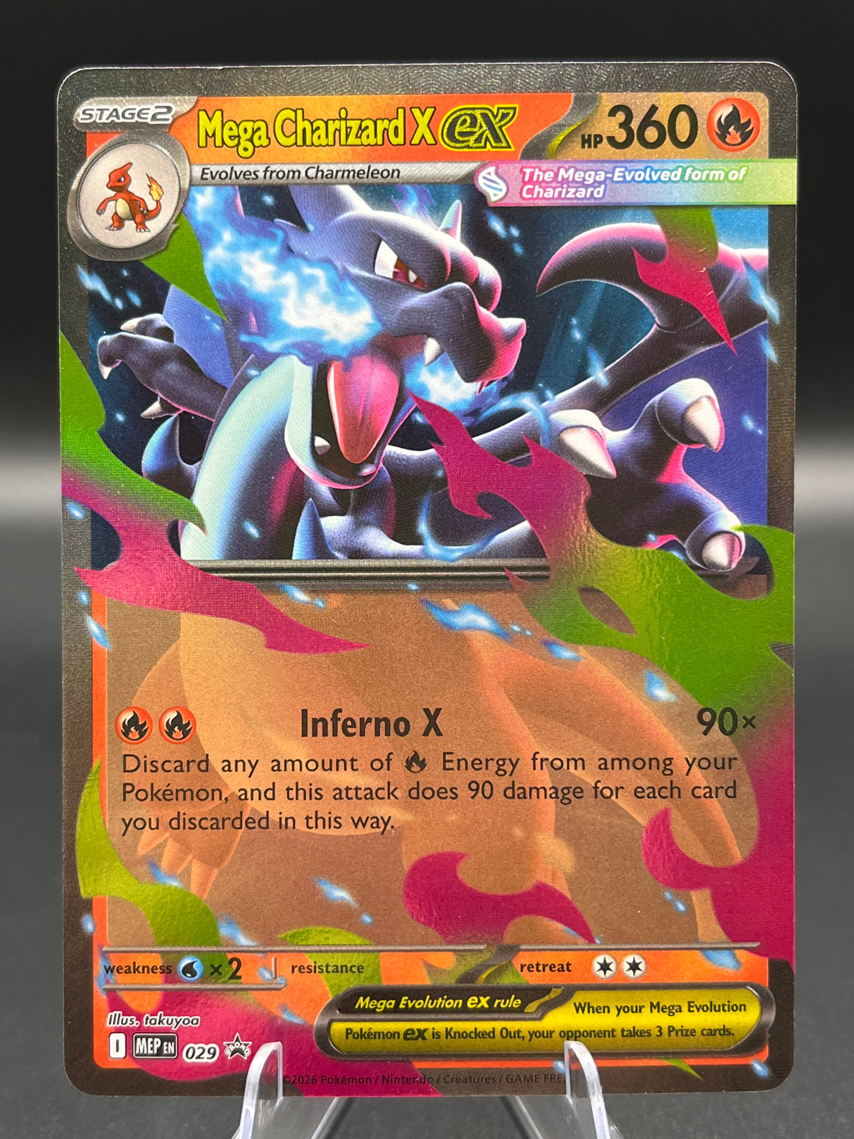 Pokémon TCG: 2026 Mega Charizard X ex - 029 - ME: Mega Evolution Promo
