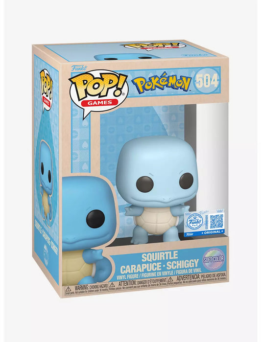 Funko PoP! Pokémon: Squirtle (Soft Color) 504 (BoxLunch Exclusive)