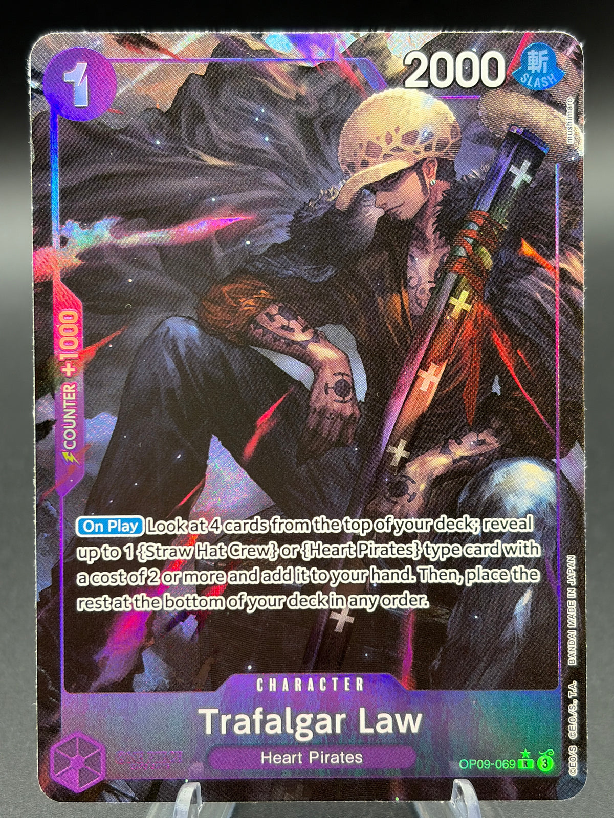 One Piece TCG: Trafalgar Law (069) (Parallel) - Emperors in the New World (OP09)
