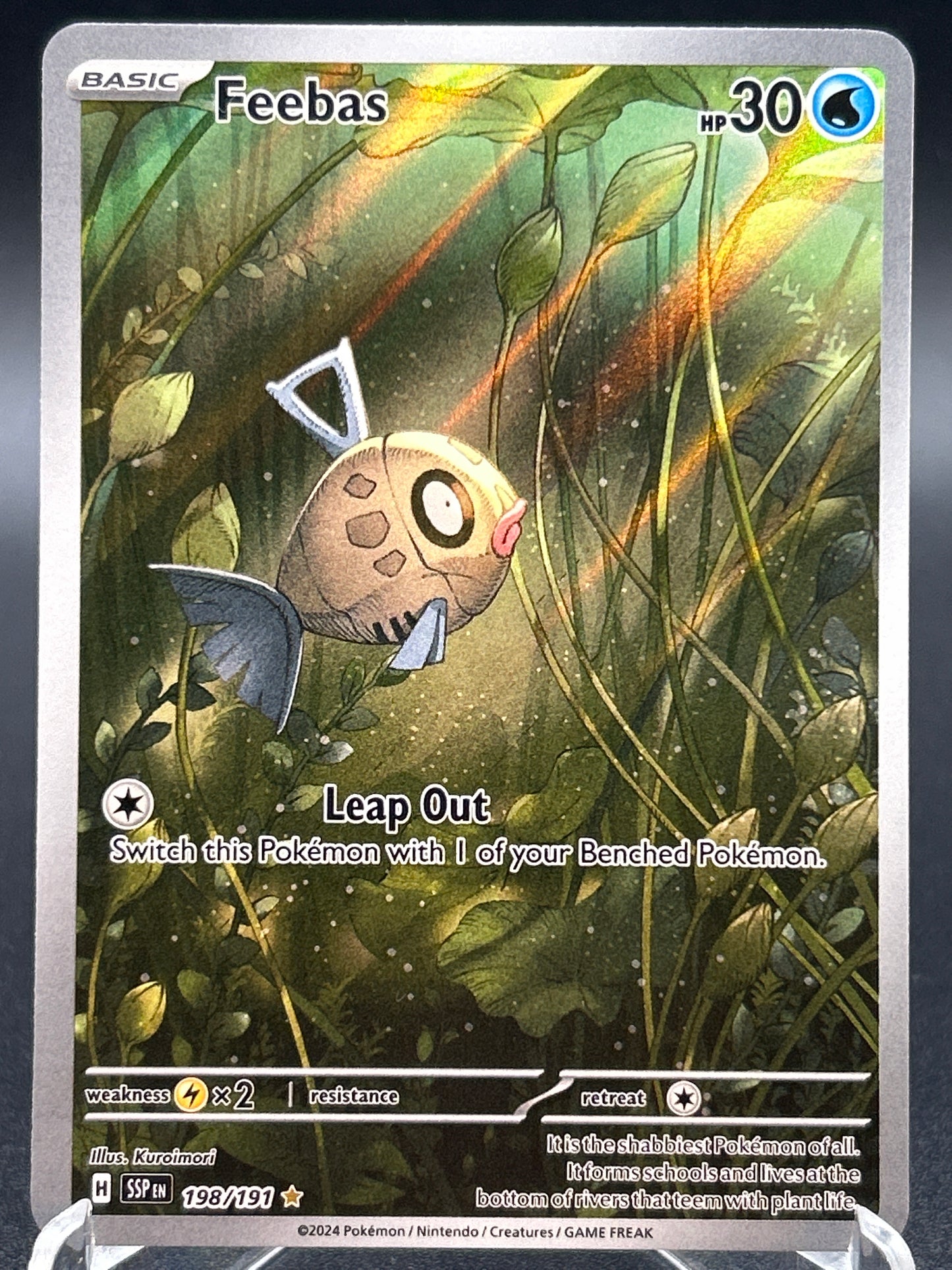 Pokémon TCG: 2024 Feebas 198/191 SV: Surging Sparks