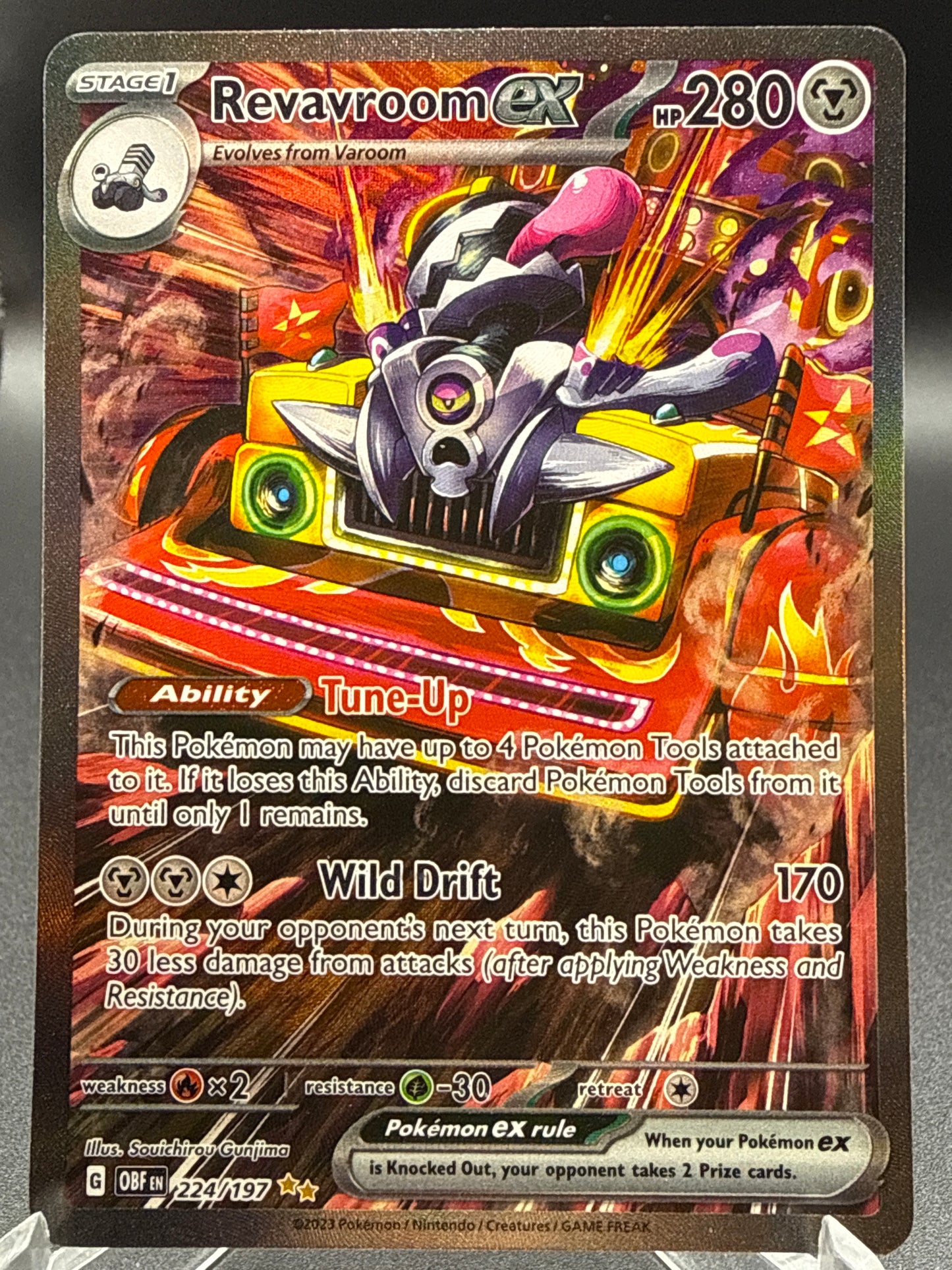 Pokémon TCG: 2023 - Revavroom ex - 224/197 - SV: Obsidian Flames