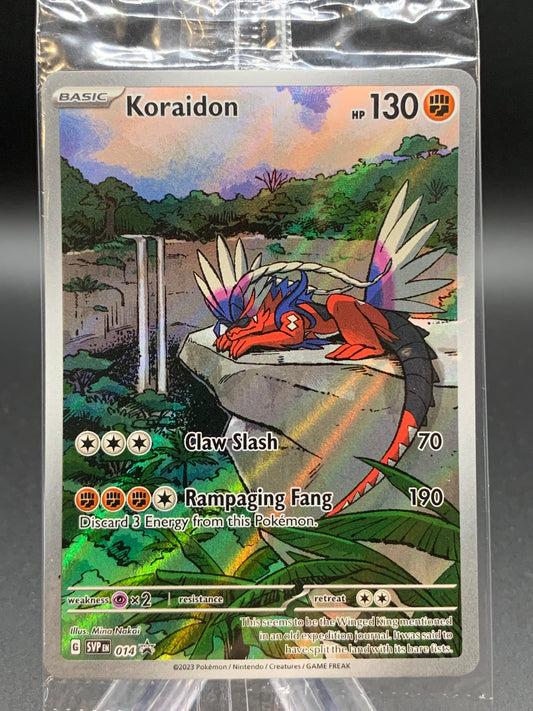 Pokémon TCG: 2023 Koraidon - #014 - SV: Scarlet & Violet Base ETB (Red) Promo Sealed