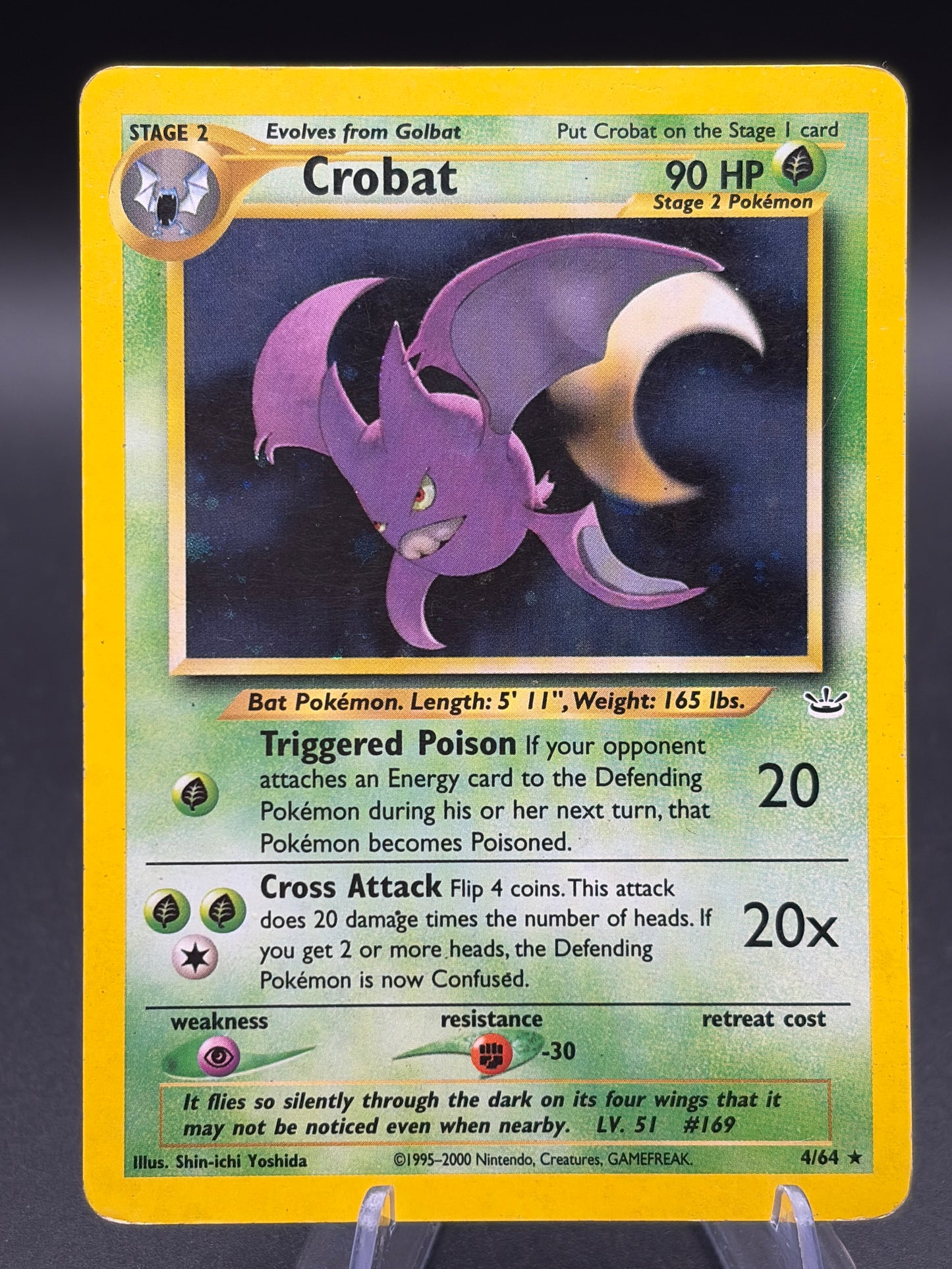 Pokémon TCG: 1995 Crobat 4/64 Neo Revelation DMG