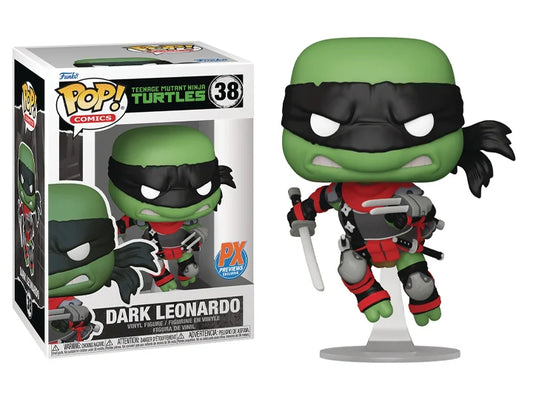 Funko PoP! Comics: Teenage Mutant Ninja Turtles Dark Leonardo 38 (PX Previews Exclusive)