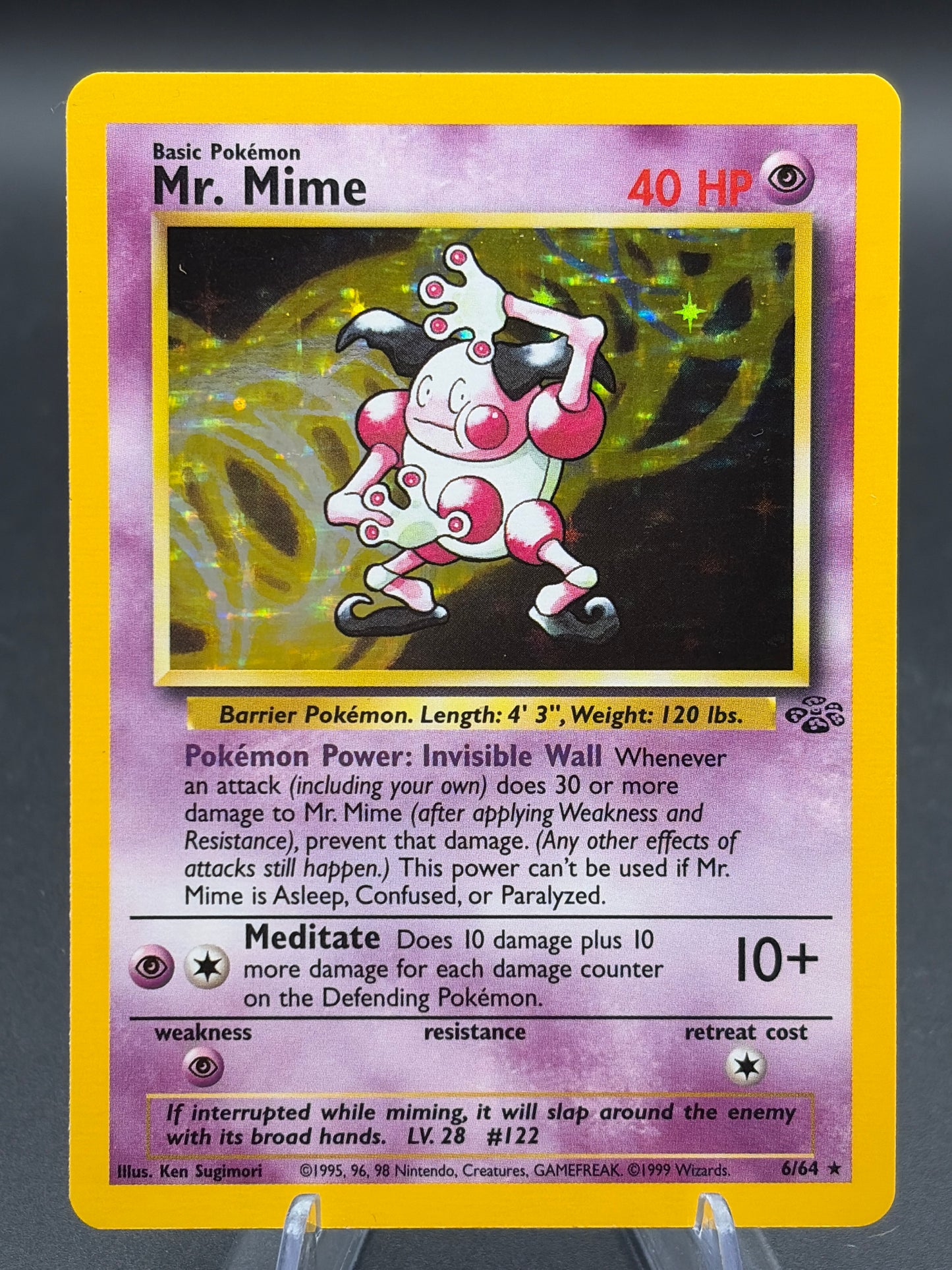 Pokémon TCG: 1999 Mr. Mime 22/64 Jungle
