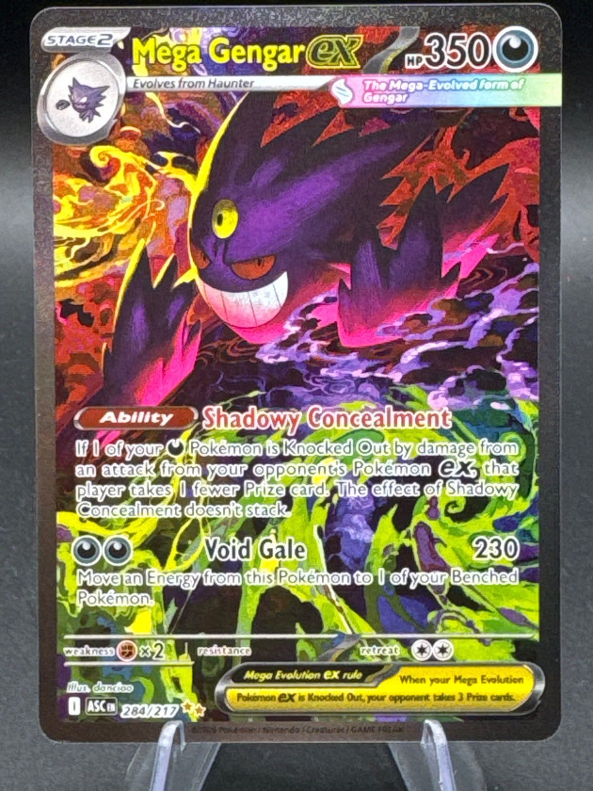 Pokémon TCG: 2026 Mega Gengar ex 284/217 - ASC: Ascended Heroes