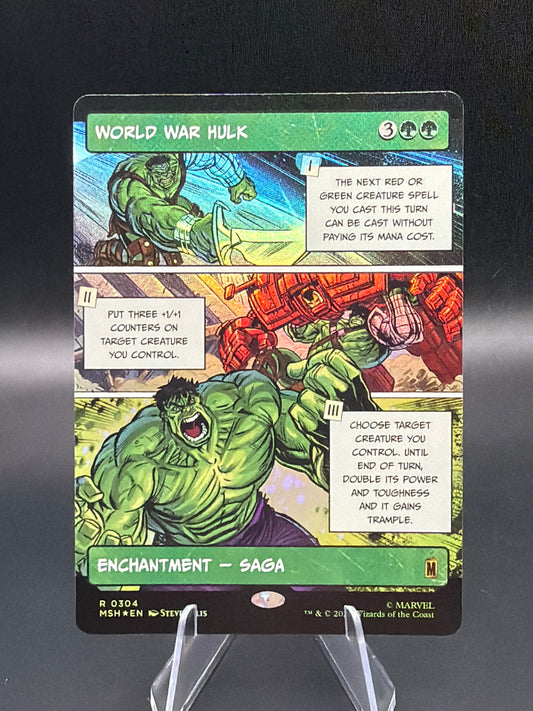 MTG TCG: 2026 World War Hulk (Borderless) (Foil) - 0304 - Marvel Super Heroes (MSH)