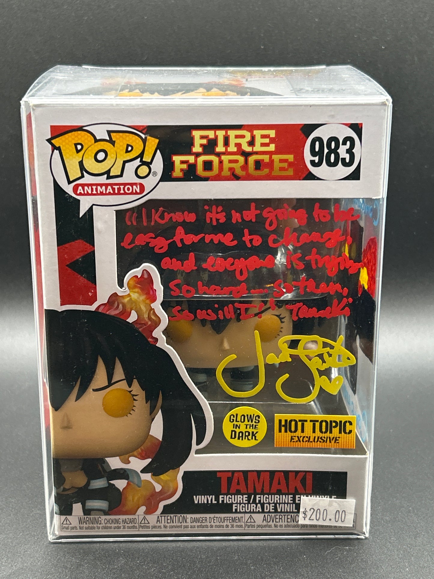 Auto Funko PoP! Animation: Fire Force - Tamaki 983 - Glows in the Dark - Hot Topic Exclusive