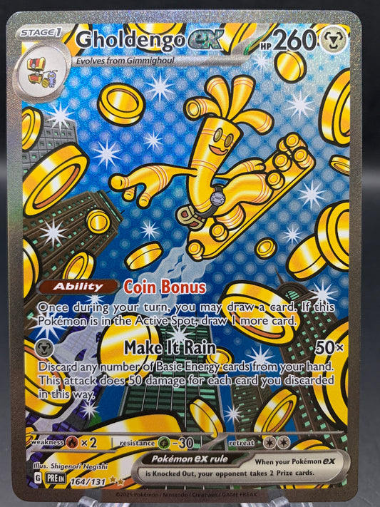 Pokémon TCG: 2025 Gholdengo ex - 164/131 - SV: Prismatic Evolutions