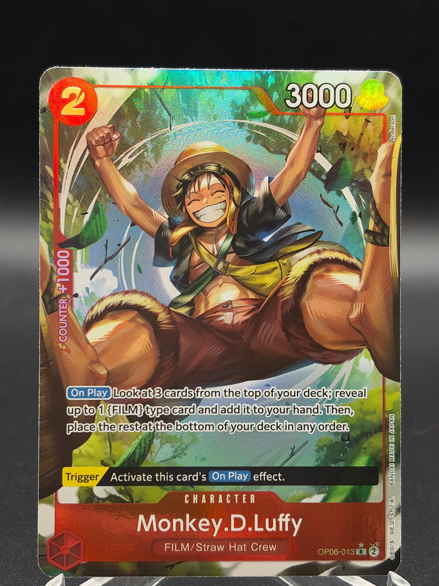 One Piece TCG: Monkey.D.Luffy OP06-013 R Wings of the Captain OP06
