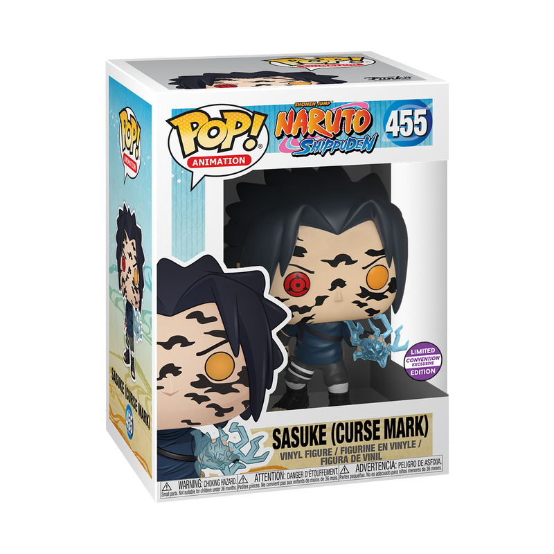 Funko PoP! Animation: Naruto Shippuden - Sasuke (Curse Mark) 455 Convention Exclusive