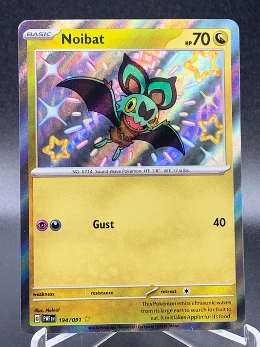 Pokémon TCG: 2024 Noibat - 194/091 - SV: Paldean Fates Shiny Vault