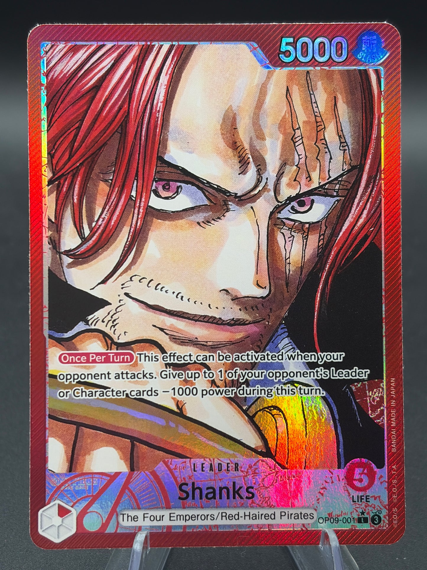 One Piece TCG: Shanks OP09-001 Emperors In The World