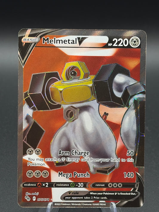 Pokémon TCG: 2022 Melmetal V (Full Art) 075/078 - Pokemon GO (PGO)