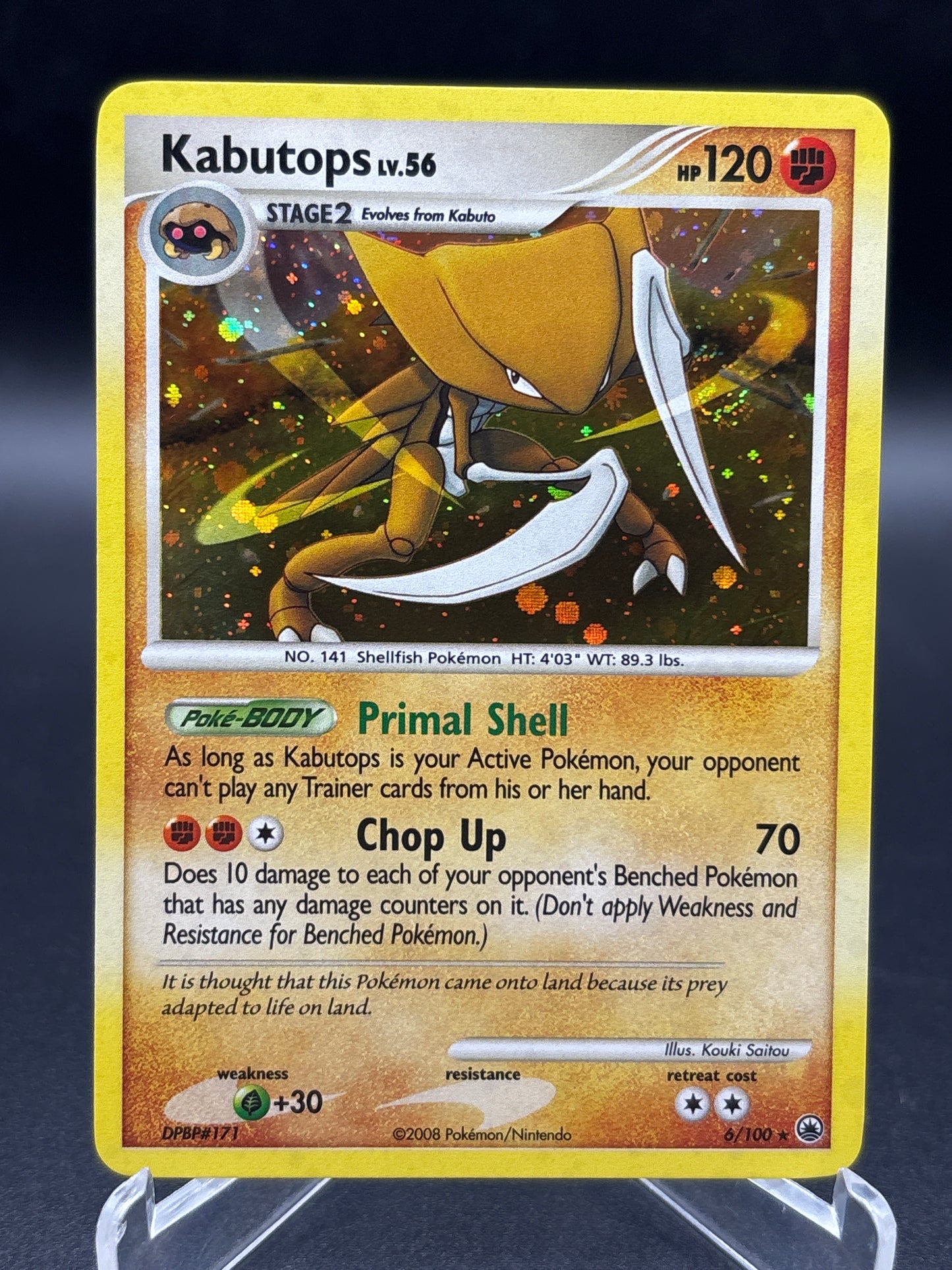 Pokémon TCG: 2008 Kabutops 6/100 - Majestic Dawn
