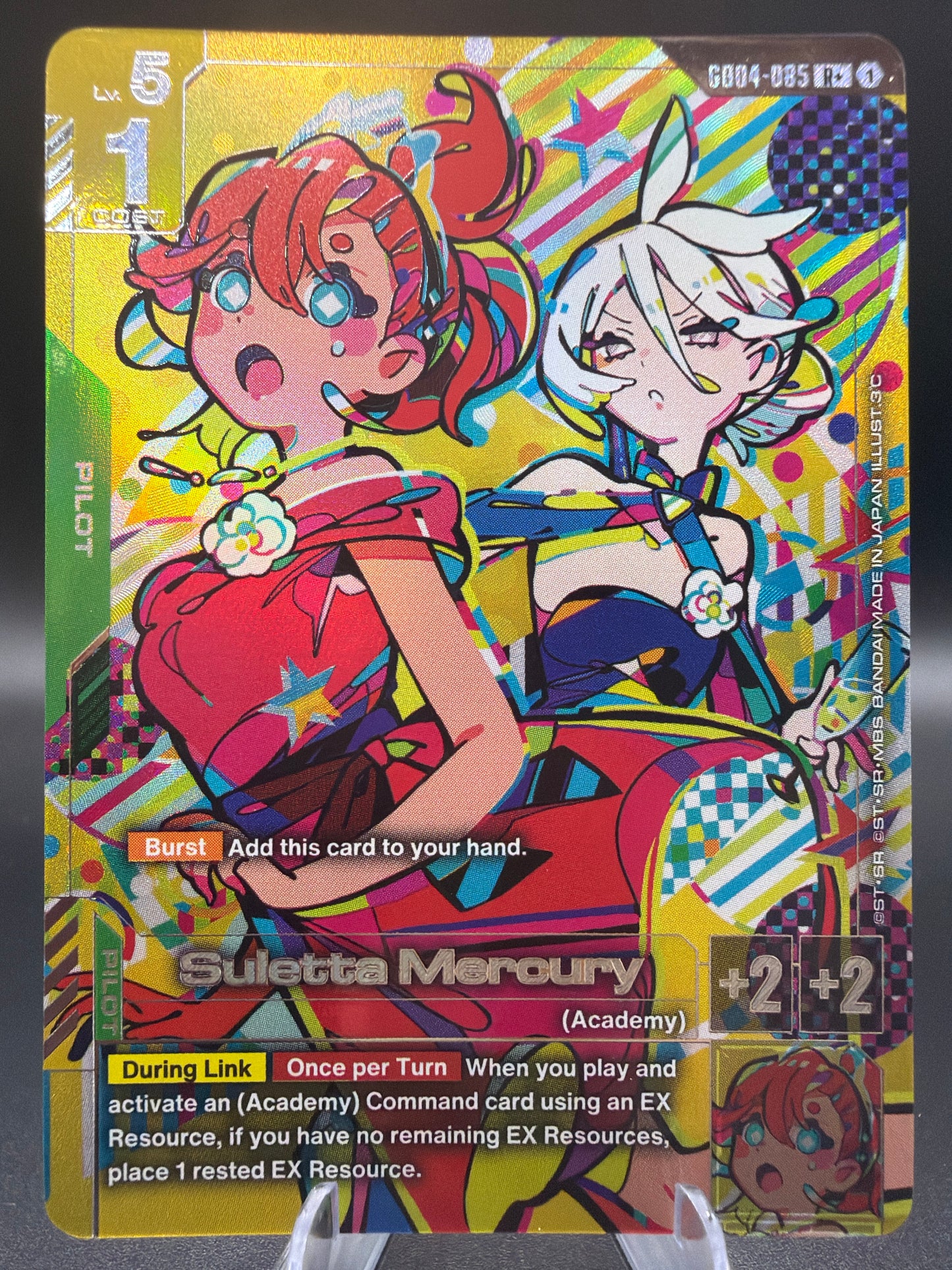 Gundam TCG: Suletta Mercury - GD04-085 R+ - Phantom Aria