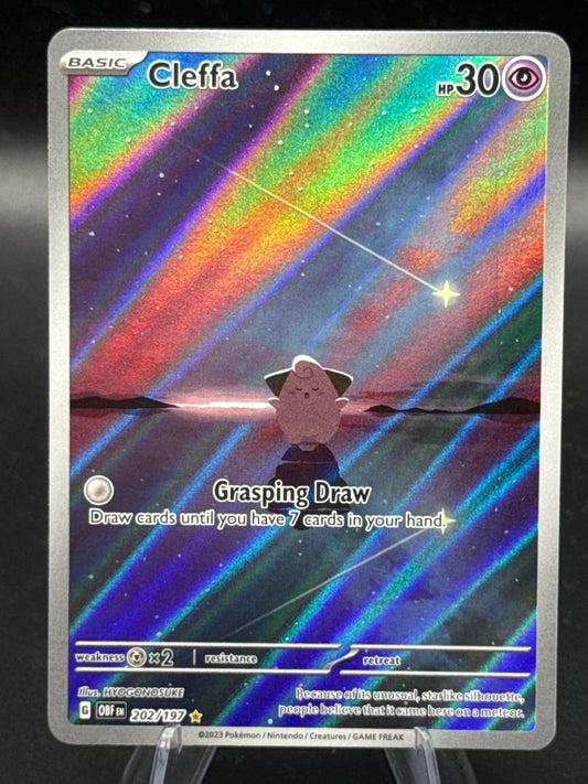 Pokémon TCG: 2023 Cleffa - 202/197 - SV: Obsidian Flames