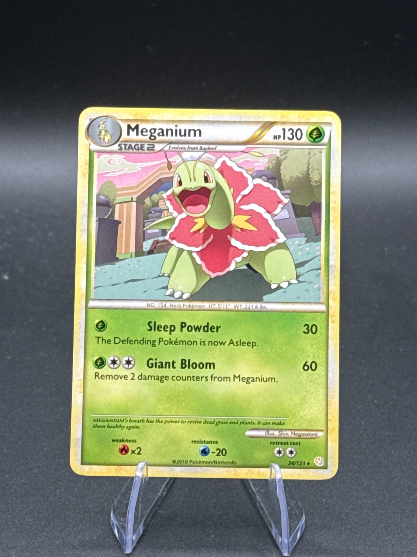 Pokémon TCG: 2010 Meganium - HeartGold SoulSilver