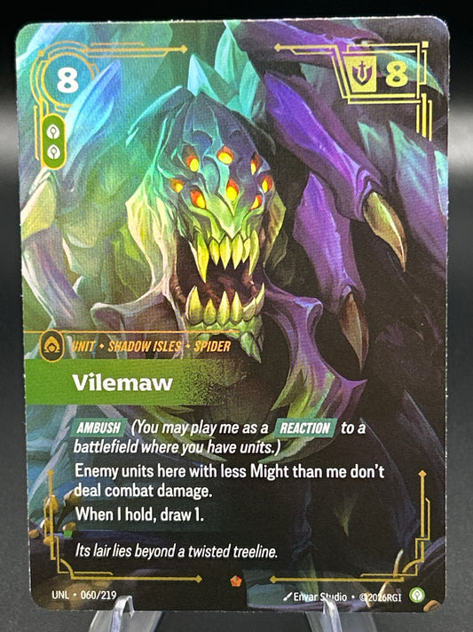 Riftbound TCG: 2026 Vilemaw 060/219 Unleashed