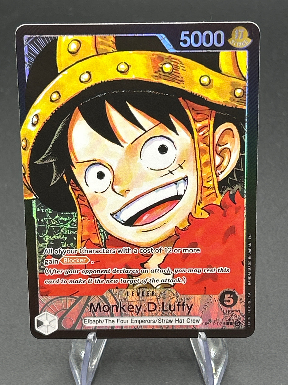 One Piece TCG: Monkey.D.Luffy (079) (Alternate Art) - The World's Strongest Warriors (OP17)