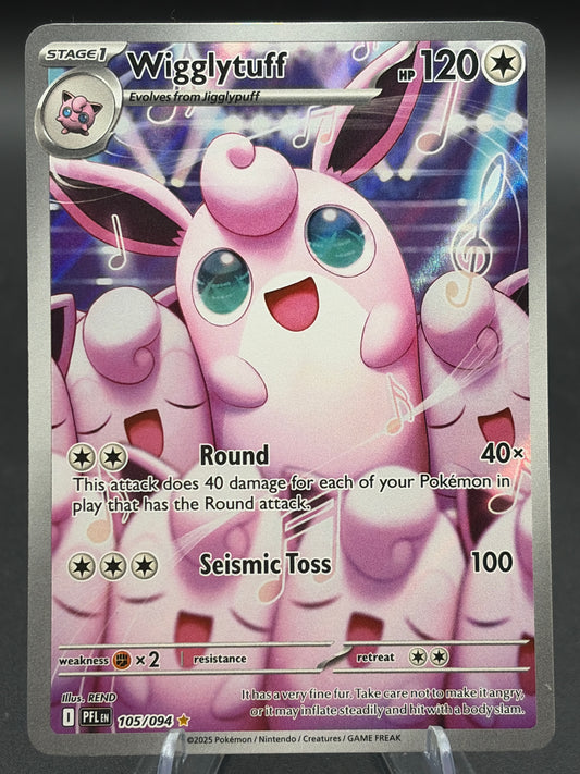 Pokémon TCG: 2025 Wigglytuff - 105/094 - PFL: Phantasmal Flames