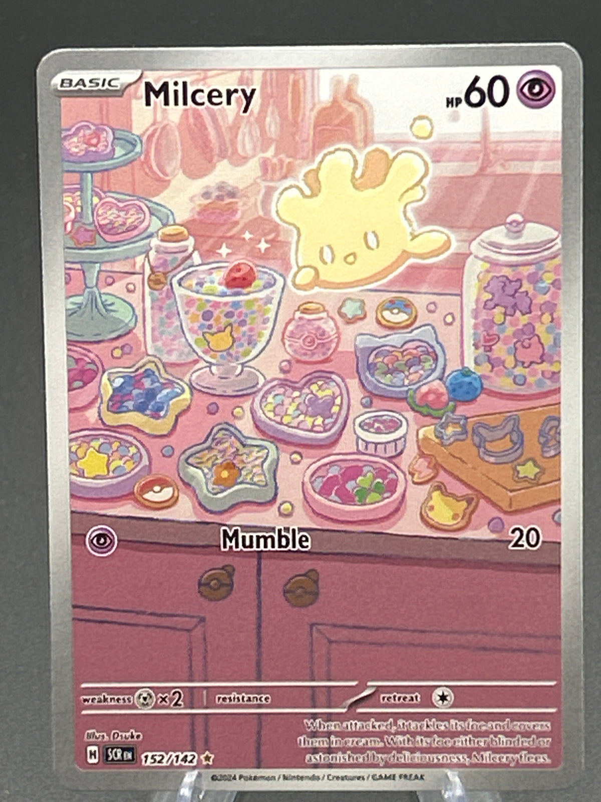 Pokémon TCG: 2024 Milcery - 152/142 - SV: Stellar Crown