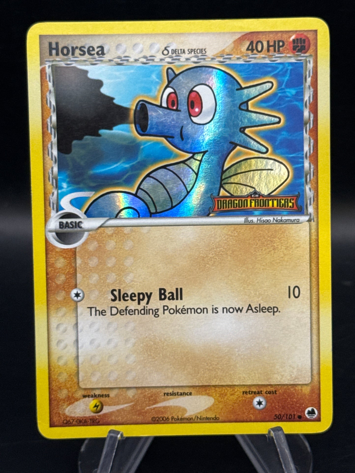 Pokémon TCG: 2006 Horsea 50/101 Dragon Frontiers Reverse-Holo