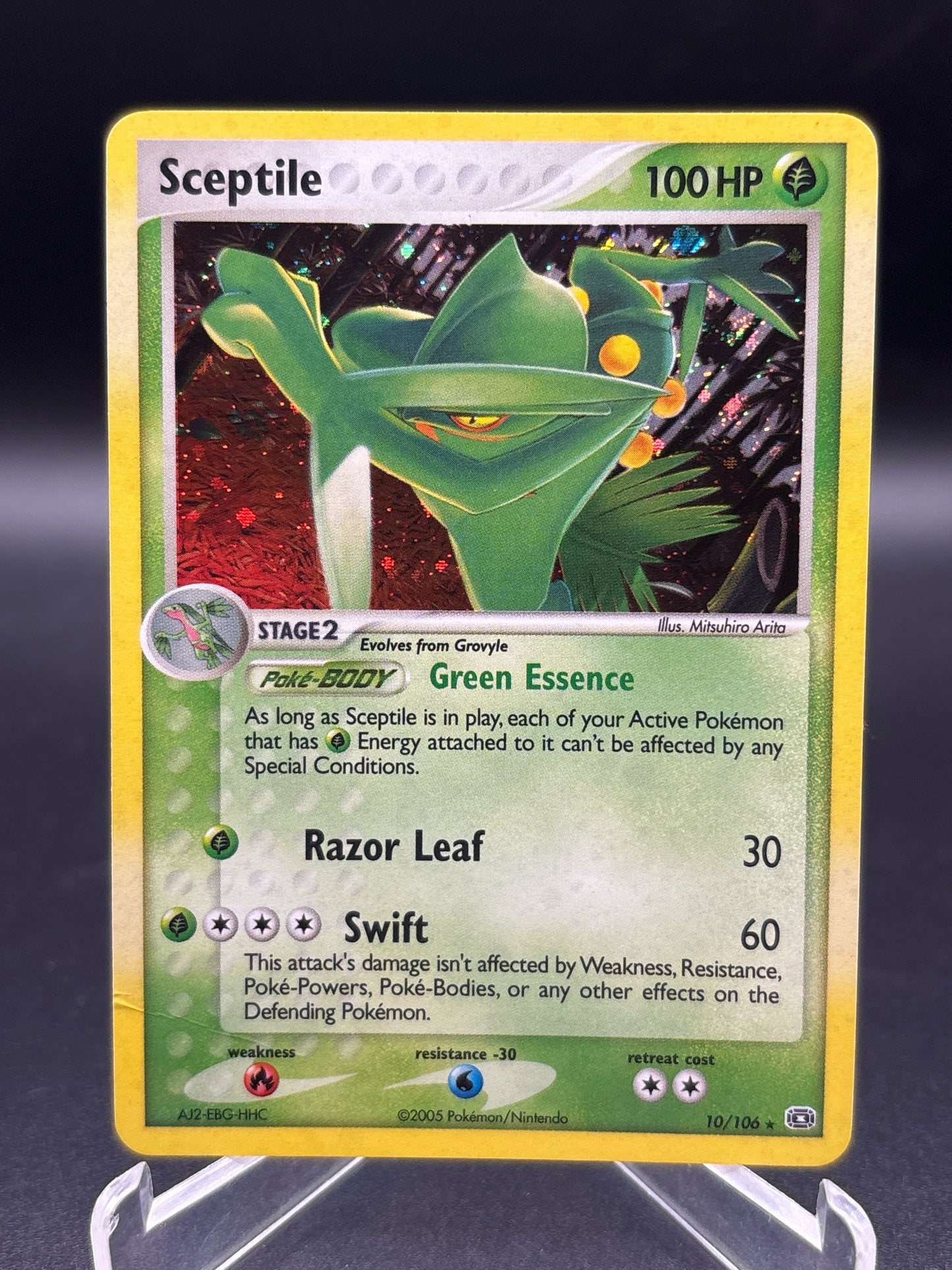 Pokémon TCG: 2005 Sceptile 10/106 Emerald Holo