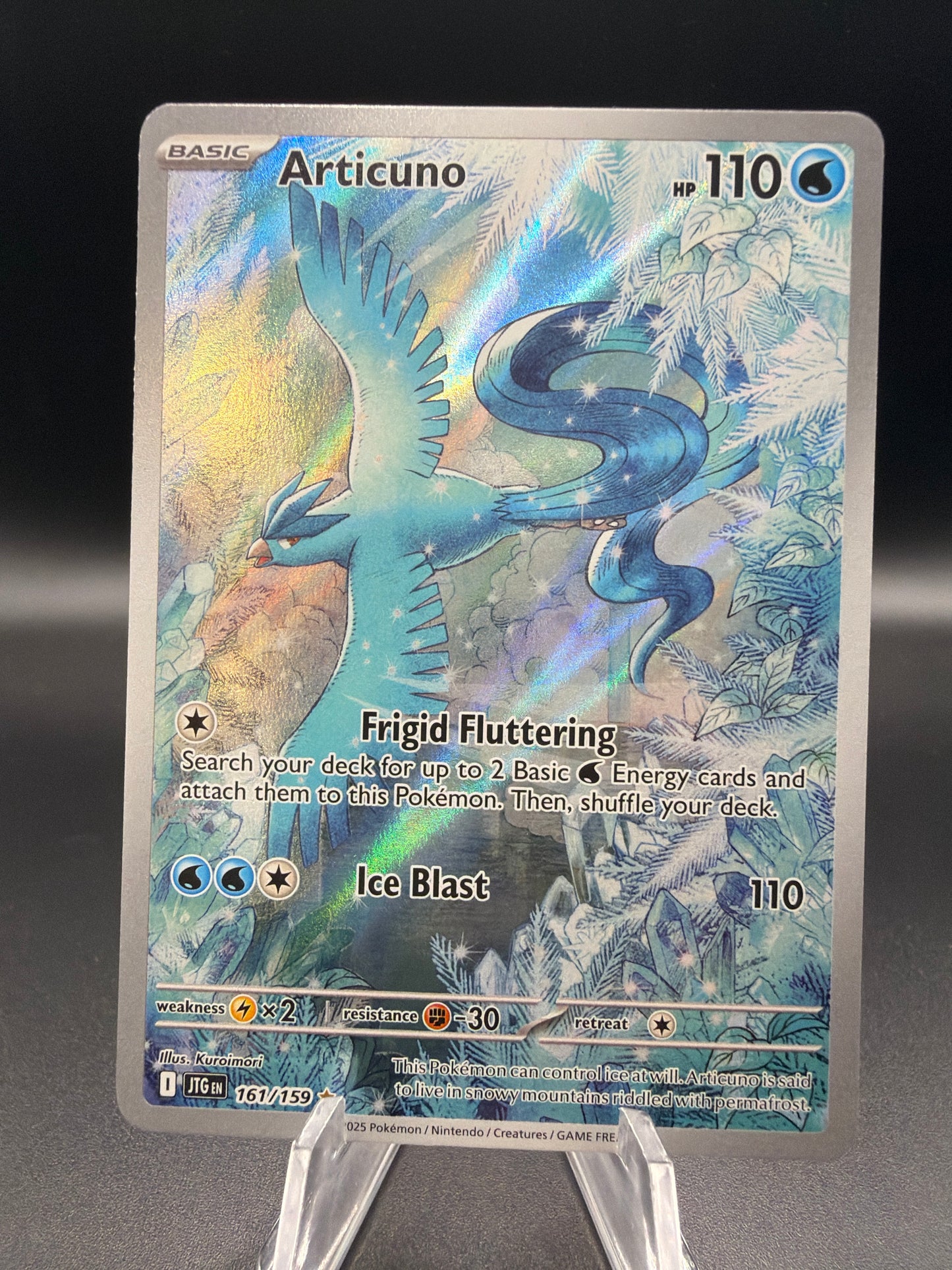 Pokémon TCG: 2025 Articuno - 161/159 - SV09: Journey Together