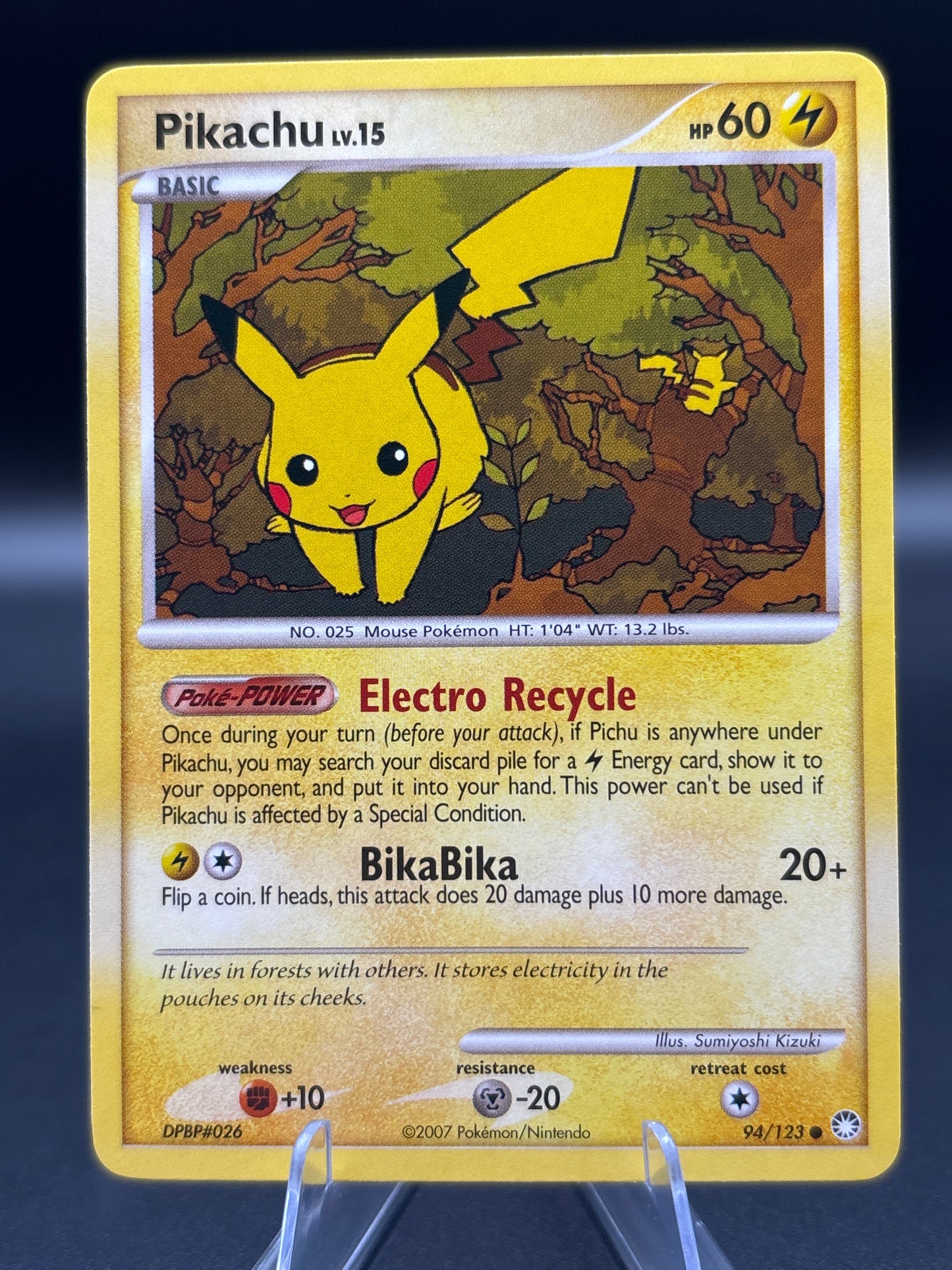 Pokémon TCG: 2007 Pikachu Lv.15 94/123 - Mysterious Treasures