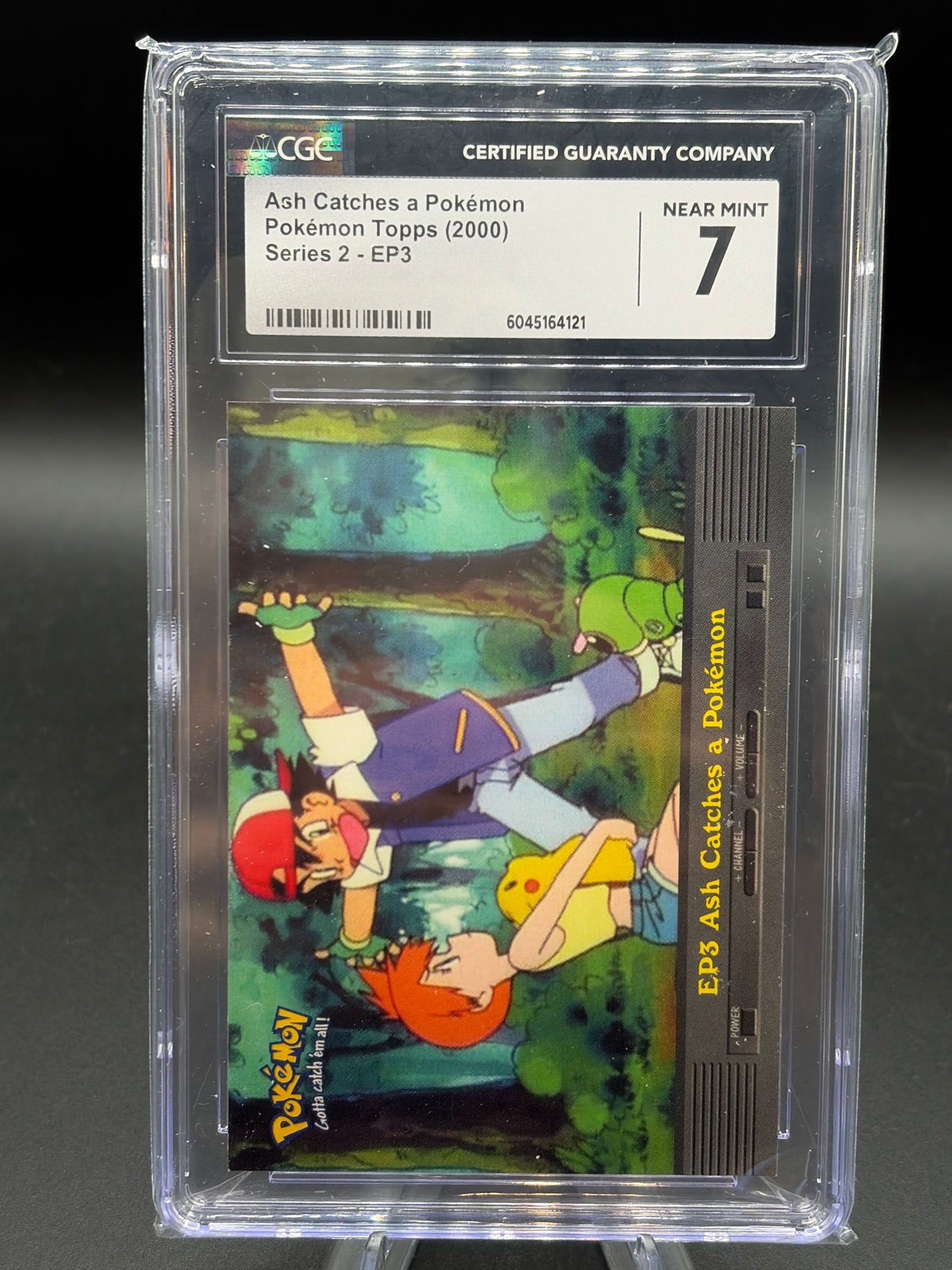 CGC 10 Pokémon TCG: 2000 Ash Catches A Pokemon #EP3 Pokemon 2000 Topps TV