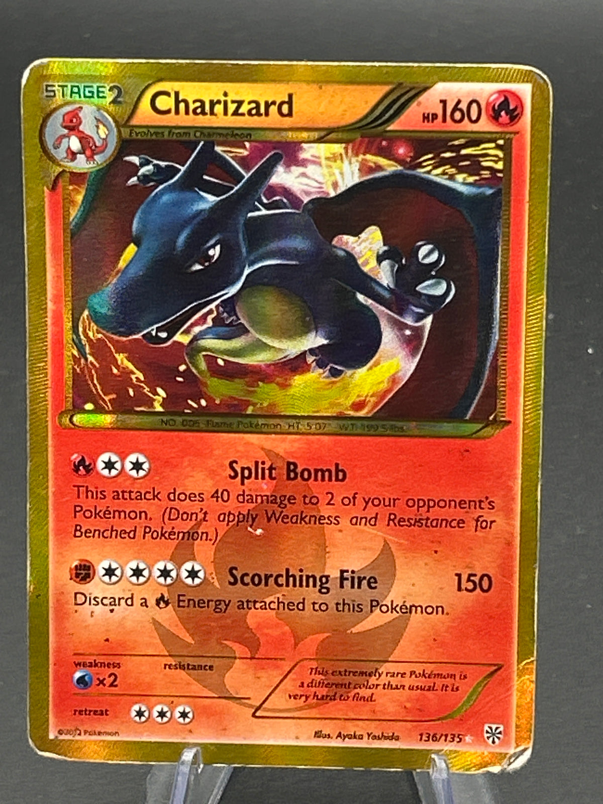 Pokémon TCG: 2012 Charizard 136/135 - Plasma Storm - DMG