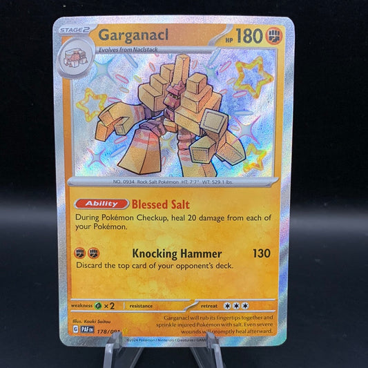 Pokémon TCG: 2024 Garganacl 178/091 S&V Paldean Fates Baby Shiny