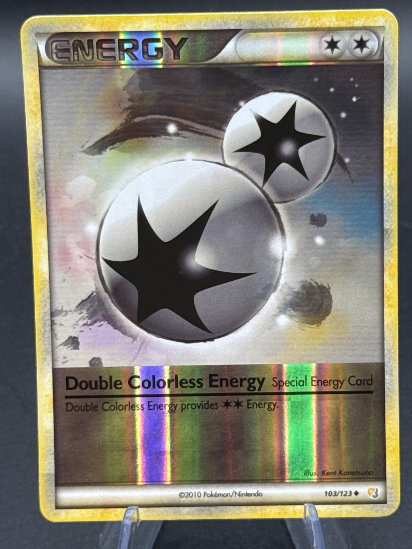 Pokémon TCG: 2010 Double Colorless Energy 103/123 - HeartGold SoulSilver Reverse Holo