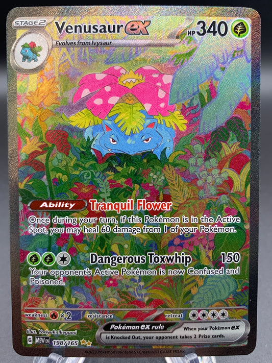 Pokémon TCG: 2023 Venusaur ex - 198/165 - SV: Scarlet and Violet 151