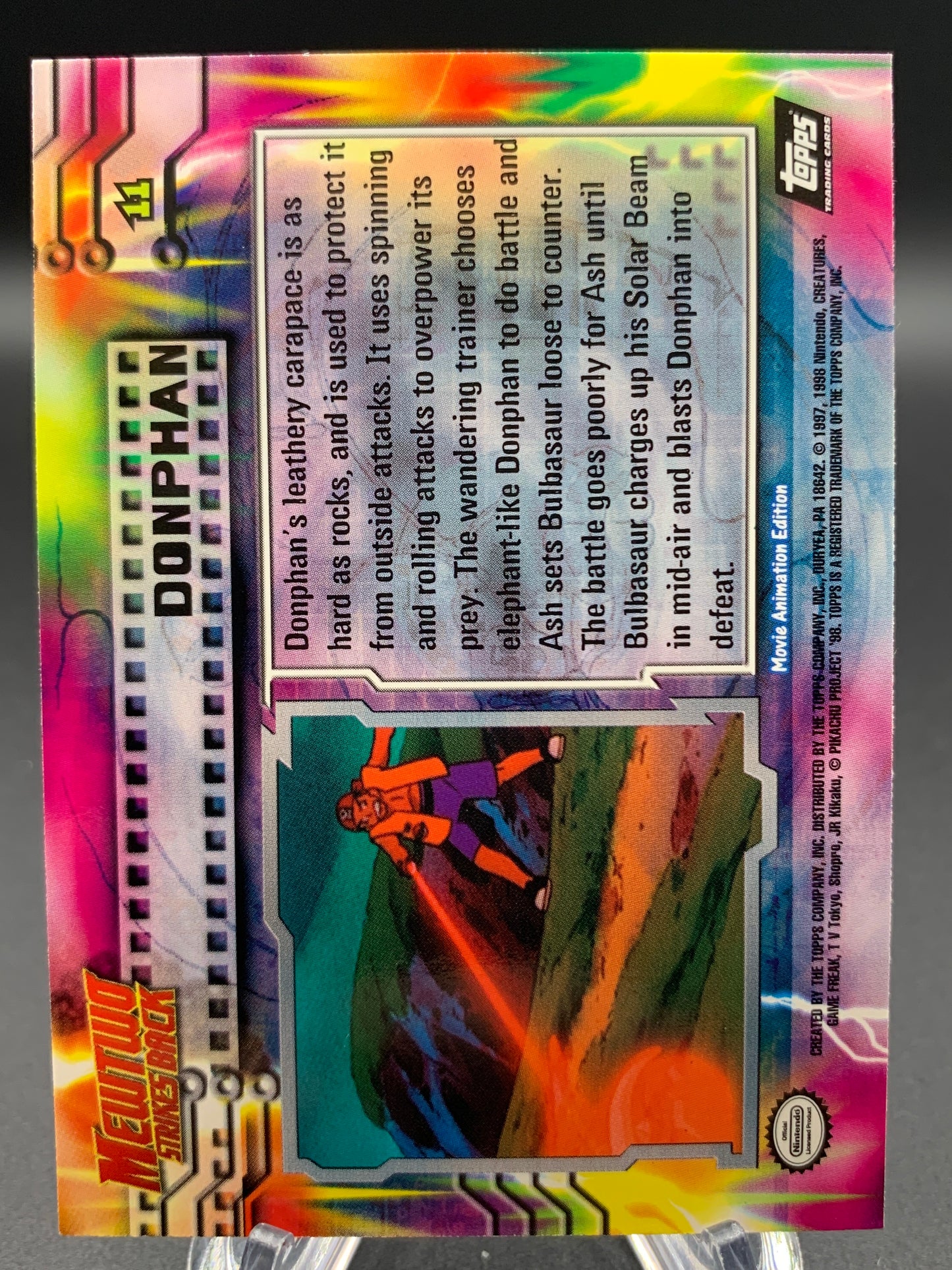 Pokémon TCG: Topps Pokémon Donphan - #11 - Mewtwo Strikes Back Movie Animation Edition
