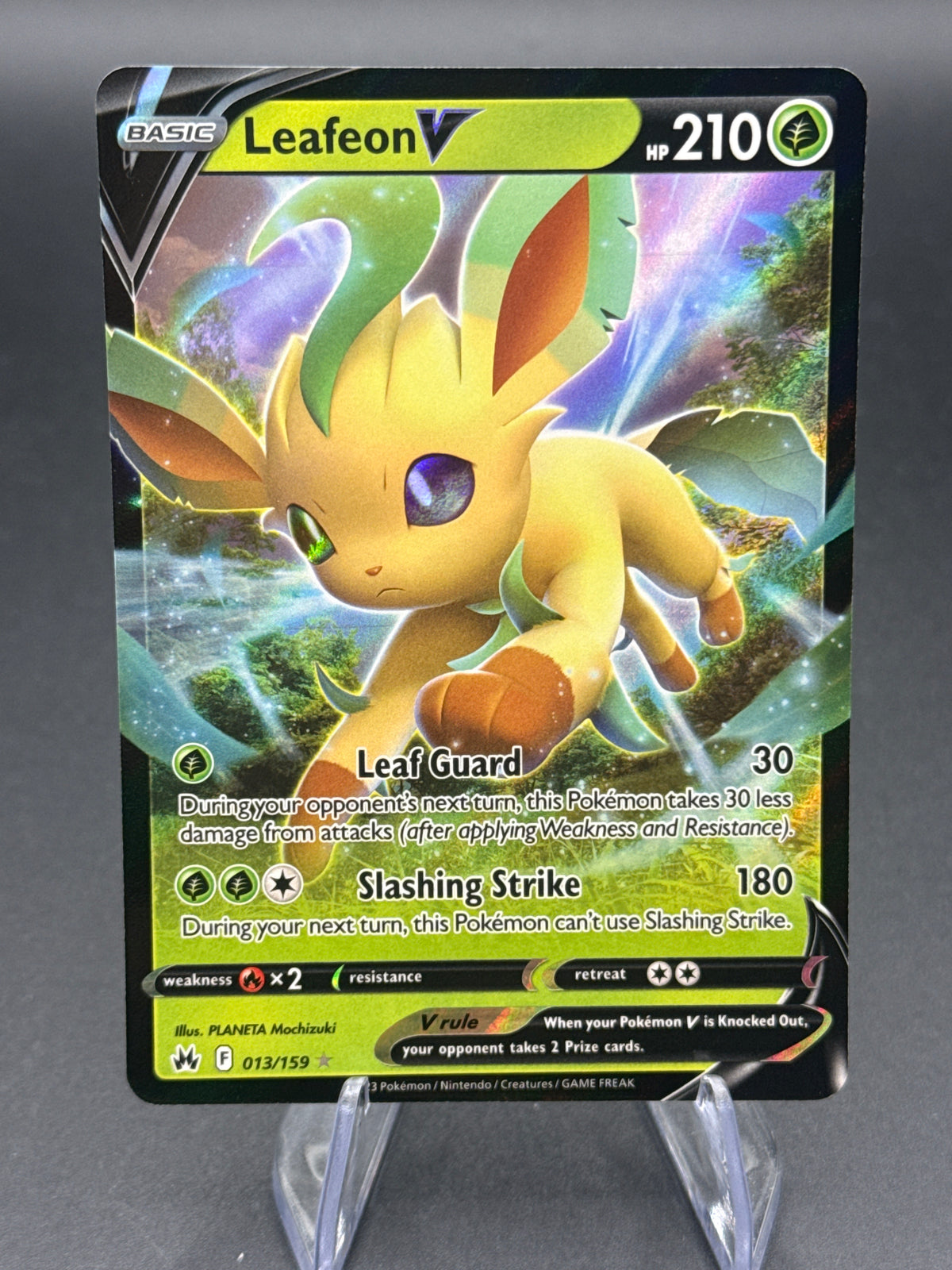 Pokémon TCG: 2023 Leafeon V 013/159 - SWSH: Crown Zenith